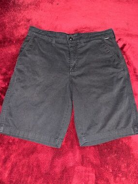 Quiksilver Men's Black Chino Shorts Cotton  SIZE 32